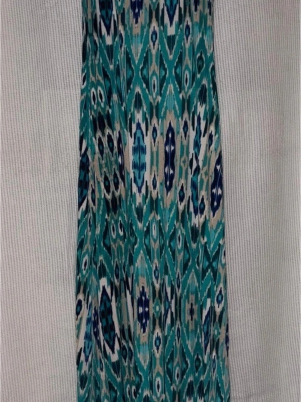 Cynthia Rowley Geometric Maxi Dress in Blue & Green Size XS